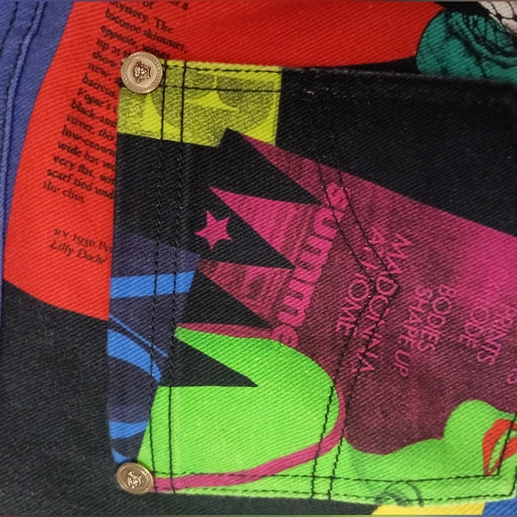 Versace Vogue 1991 Tribute High Waisted Jeans$798 - Picture 11 of 16